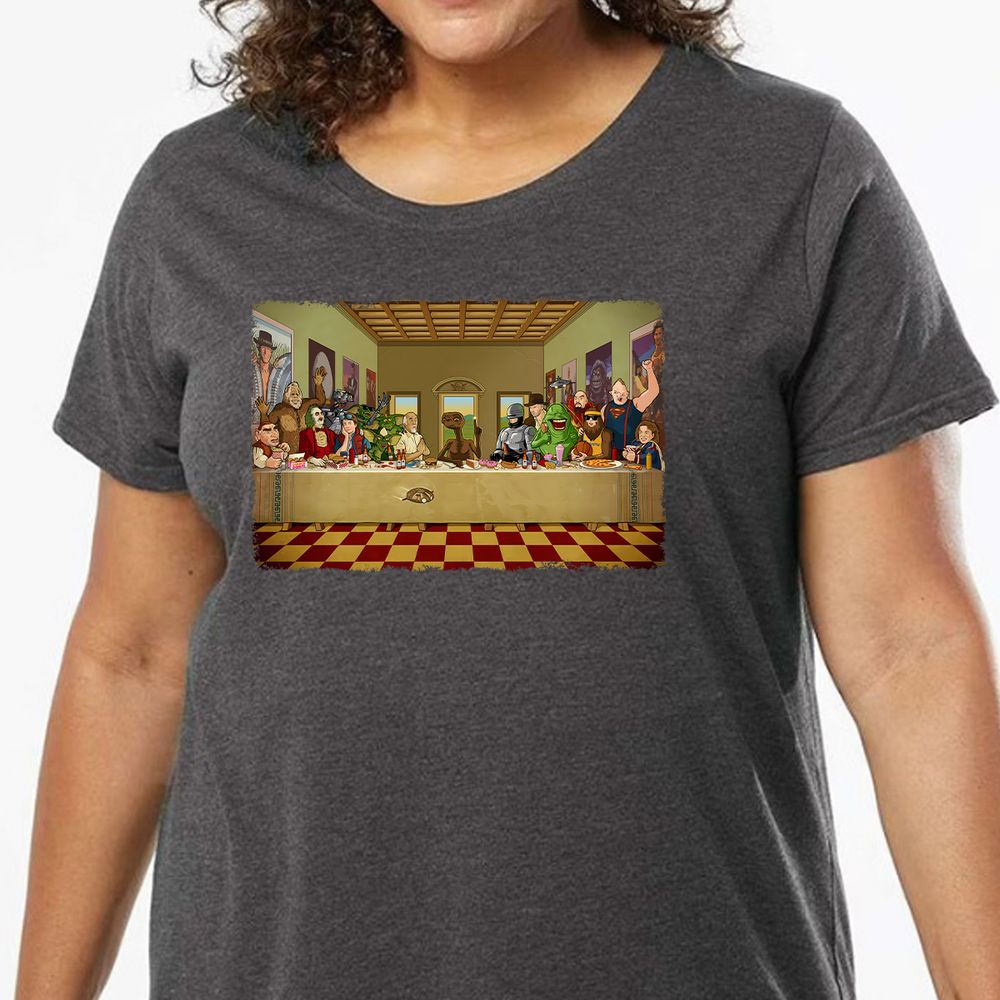 Ladies Curvy Jersey - W925JJ8M - model - 0