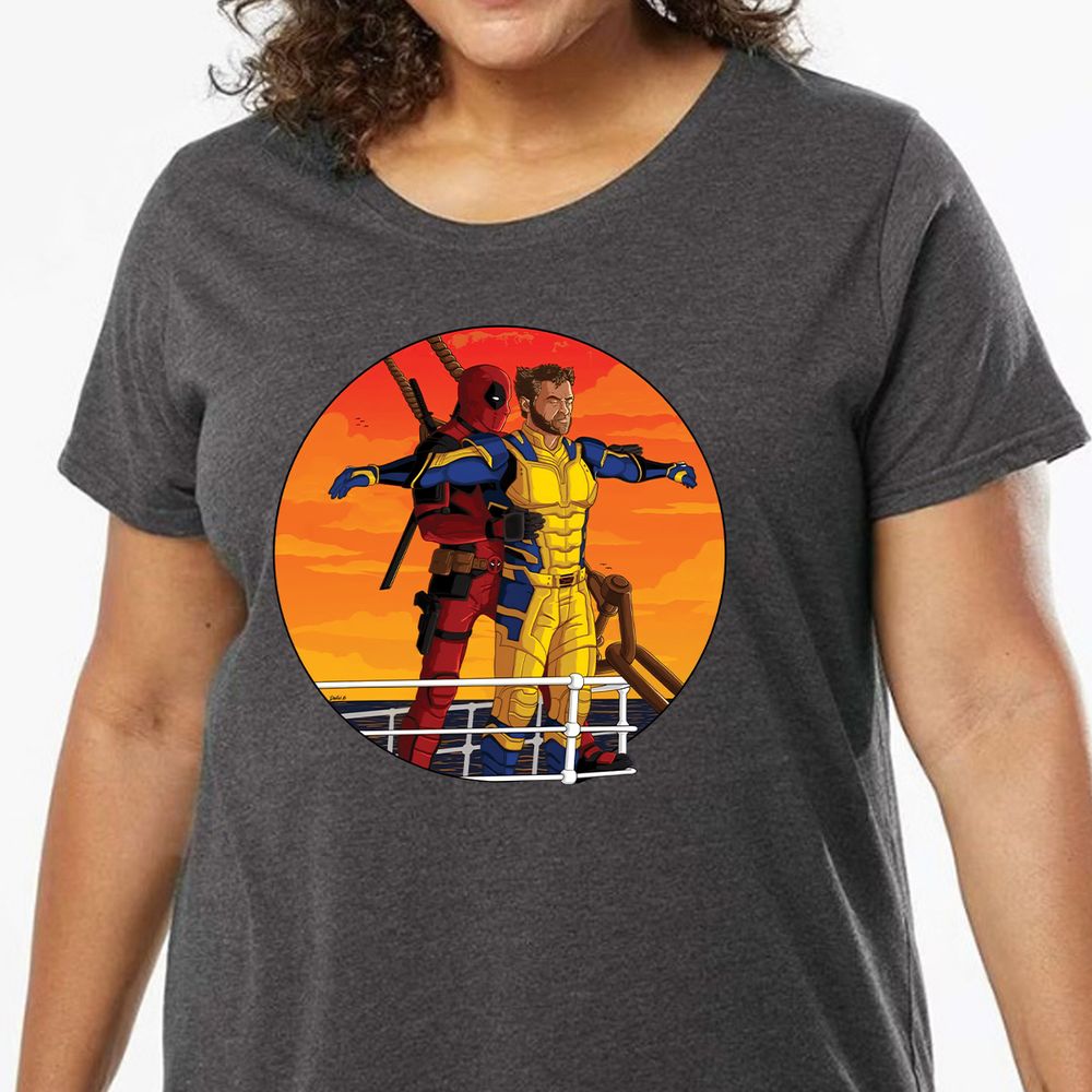 Ladies Curvy Jersey - AG6EPG4R - model - 0