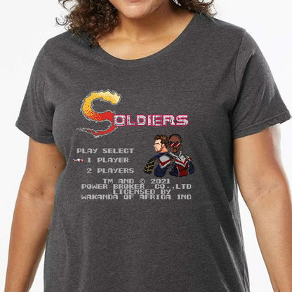 Ladies Curvy Jersey - B7DE3LQC - model - 0