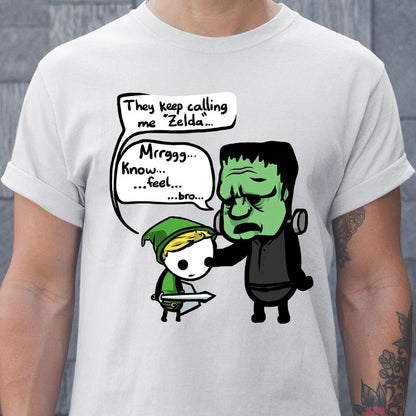 Classic Unisex T-Shirt - 45LL2QLV - model - 0