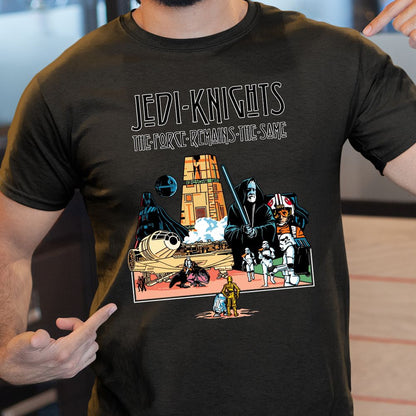 Classic Unisex T-Shirt - RKLGYRQB - model - 0