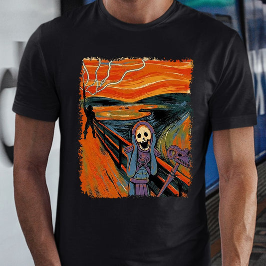 Classic Unisex T-Shirt - RX9WU1QH - model - 0