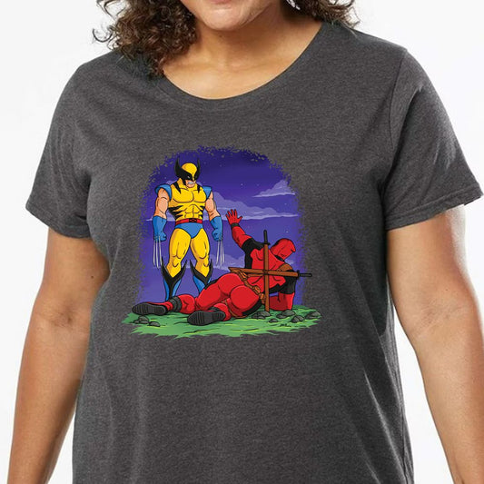 Ladies Curvy Jersey - D3774GEB - model - 0