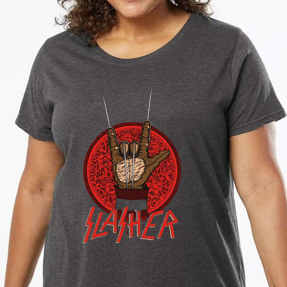 Ladies Curvy Jersey - RZEXJMFV - model - 0