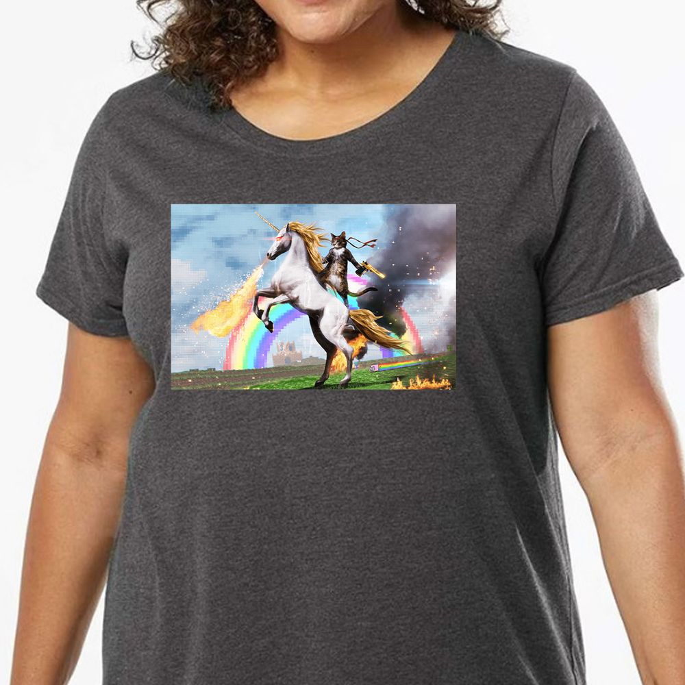 Ladies Curvy Jersey - CG5YP2GQ - model - 0