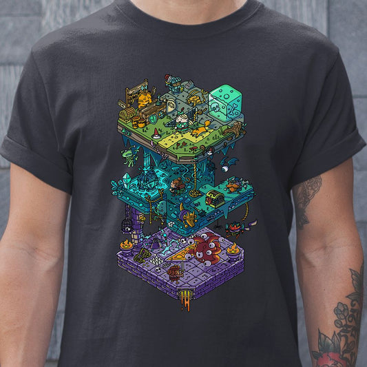 Classic Unisex T-Shirt - QXH67KLV - model - 0