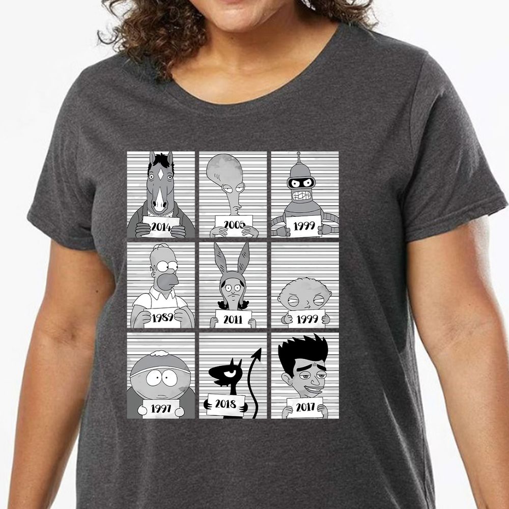 Ladies Curvy Jersey - 3JNDMLU2 - model - 0