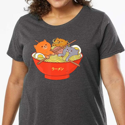 Ladies Curvy Jersey - Q6B9DU23 - model - 0