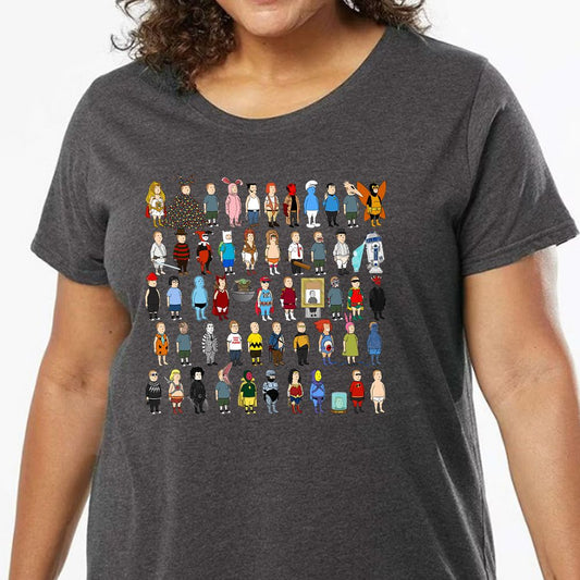 Ladies Curvy Jersey - JSDJCHQP - model - 0