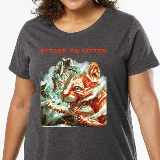 Ladies Curvy Jersey - 98F14LWH - model - 0