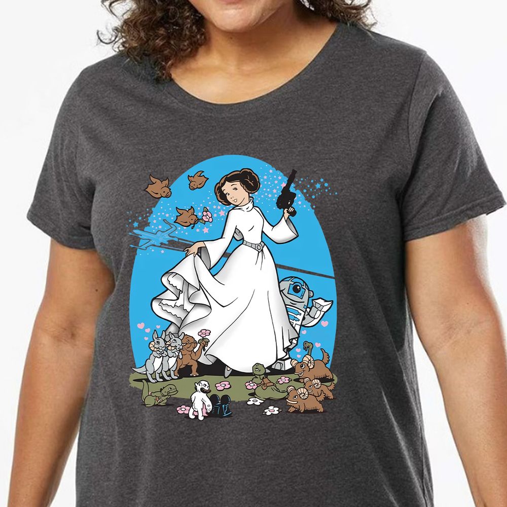 Ladies Curvy Jersey - B1EC43SE - model - 0