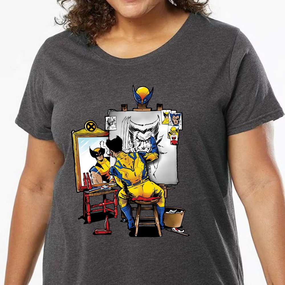 Ladies Curvy Jersey - 63AM6ASN - model - 0