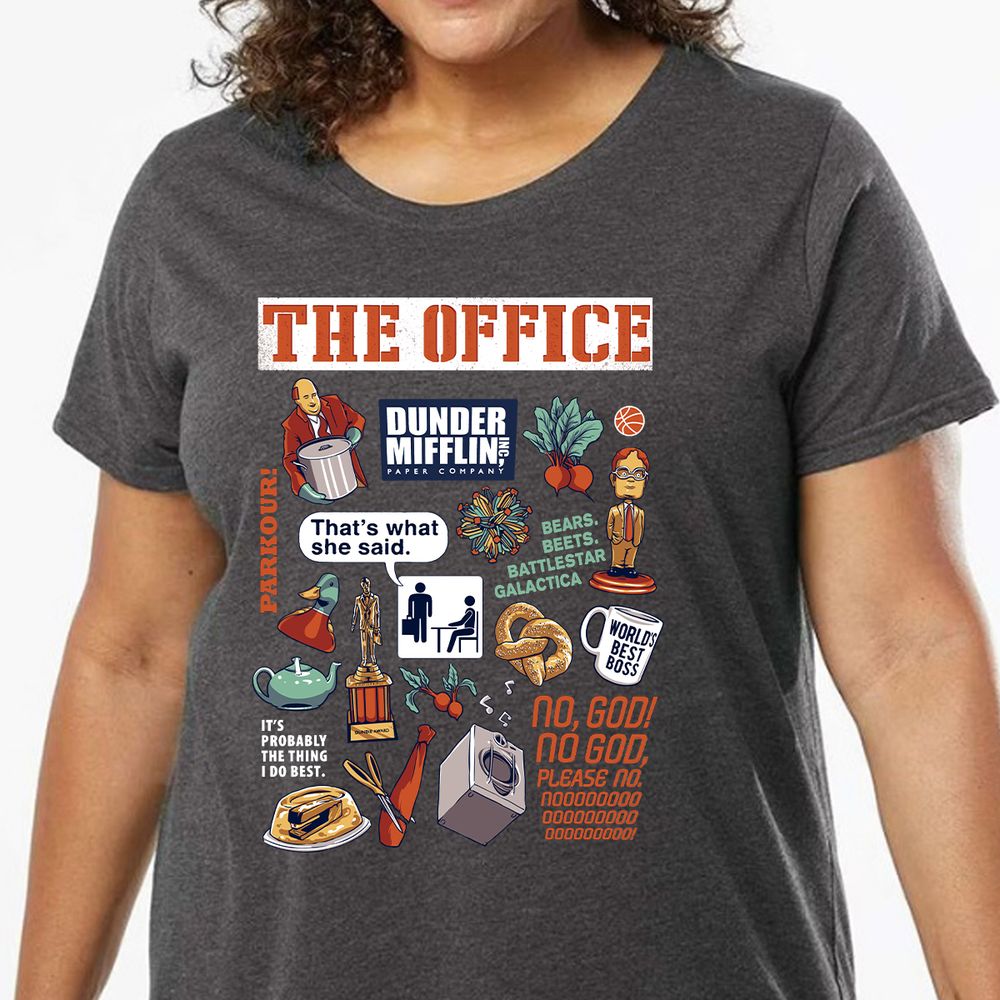 Ladies Curvy Jersey - 7E842QMT - model - 0