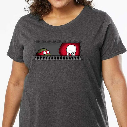 Ladies Curvy Jersey - PQZLRT2W - model - 0