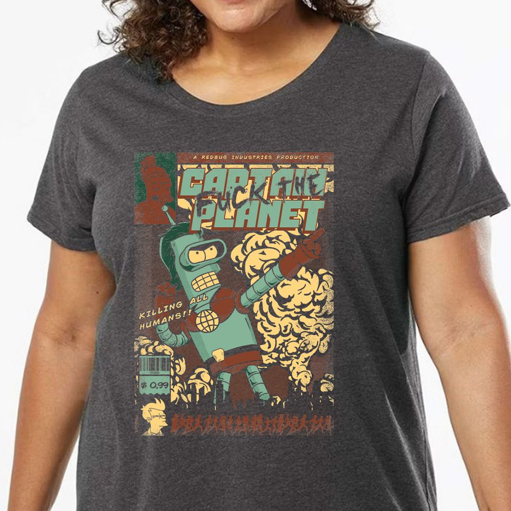 Ladies Curvy Jersey - D3Q9KE72 - model - 0