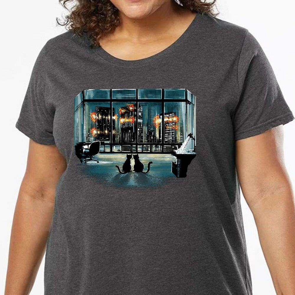 Ladies Curvy Jersey - 2VANSRHE - model - 0