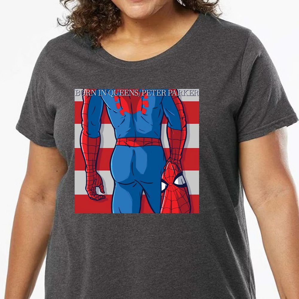 Ladies Curvy Jersey - 67STEBV3 - model - 0