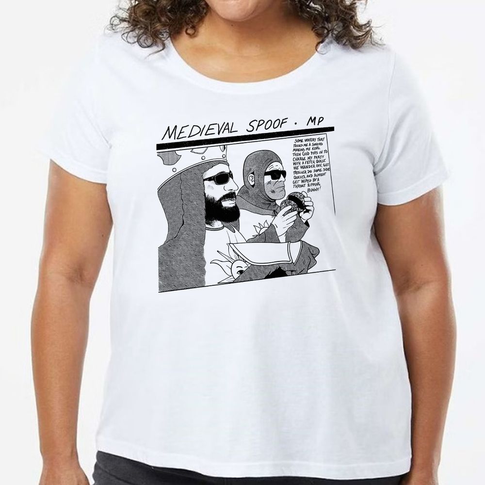 Ladies Curvy Jersey - 8LJ4MA2Q - model - 0