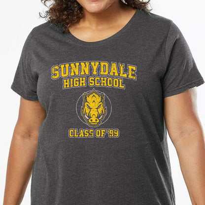 Ladies Curvy Jersey - Q5RGHG95 - model - 0