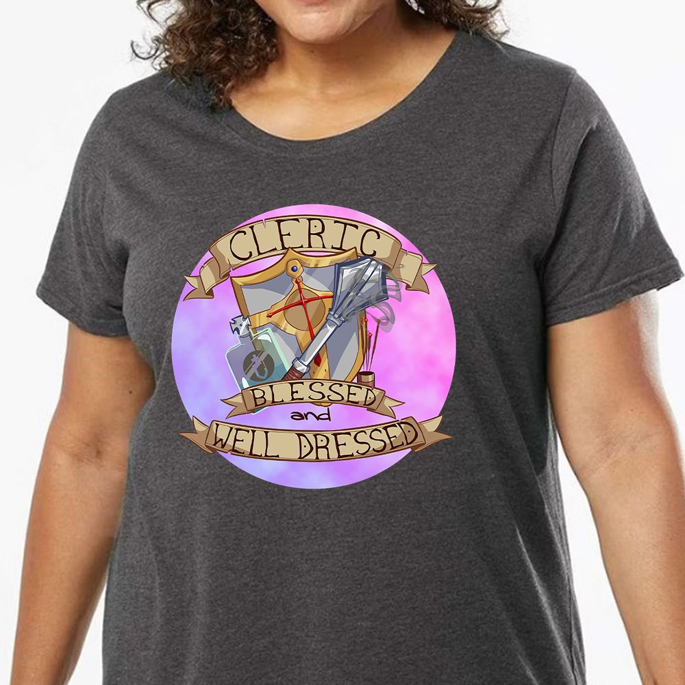 Ladies Curvy Jersey - LMTM3CBY - model - 0