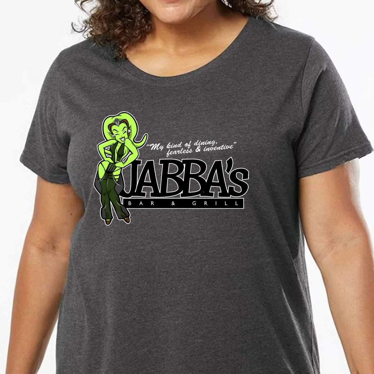 Ladies Curvy Jersey - RNGC8B6S - model - 0