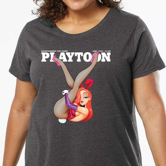 Ladies Curvy Jersey - VKME1MVP - model - 0