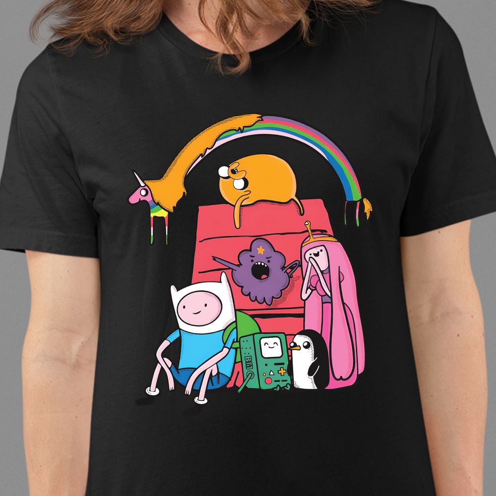 Classic Unisex T-Shirt - LQCHSQWA - model - 0