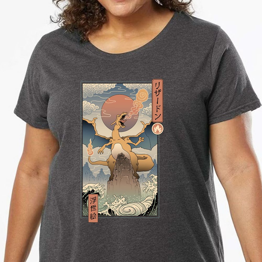 Ladies Curvy Jersey - TFXCNJDC - model - 0