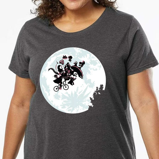 Ladies Curvy Jersey - QHKMVX2N - model - 0