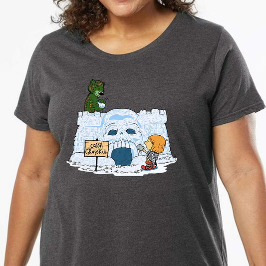 Ladies Curvy Jersey - BSL3RHBY - model - 0