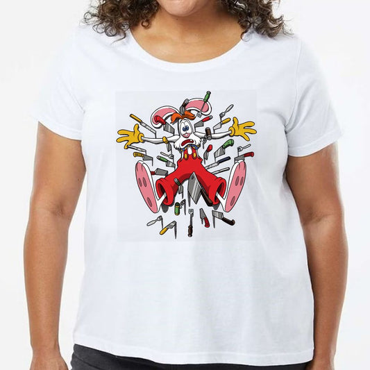 Ladies Curvy Jersey - HU6CUUQY - model - 0