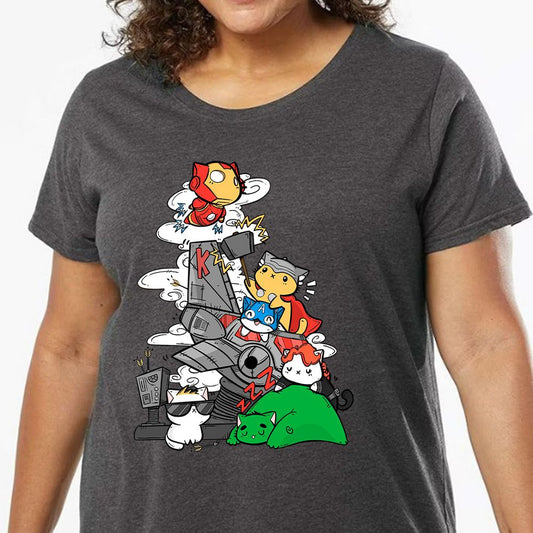 Ladies Curvy Jersey - PY578XQG - model - 0