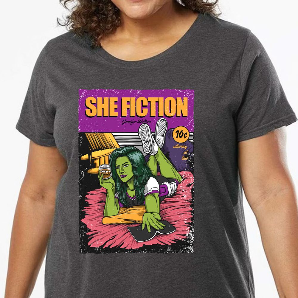 Ladies Curvy Jersey - 6D99RCWL - model - 0