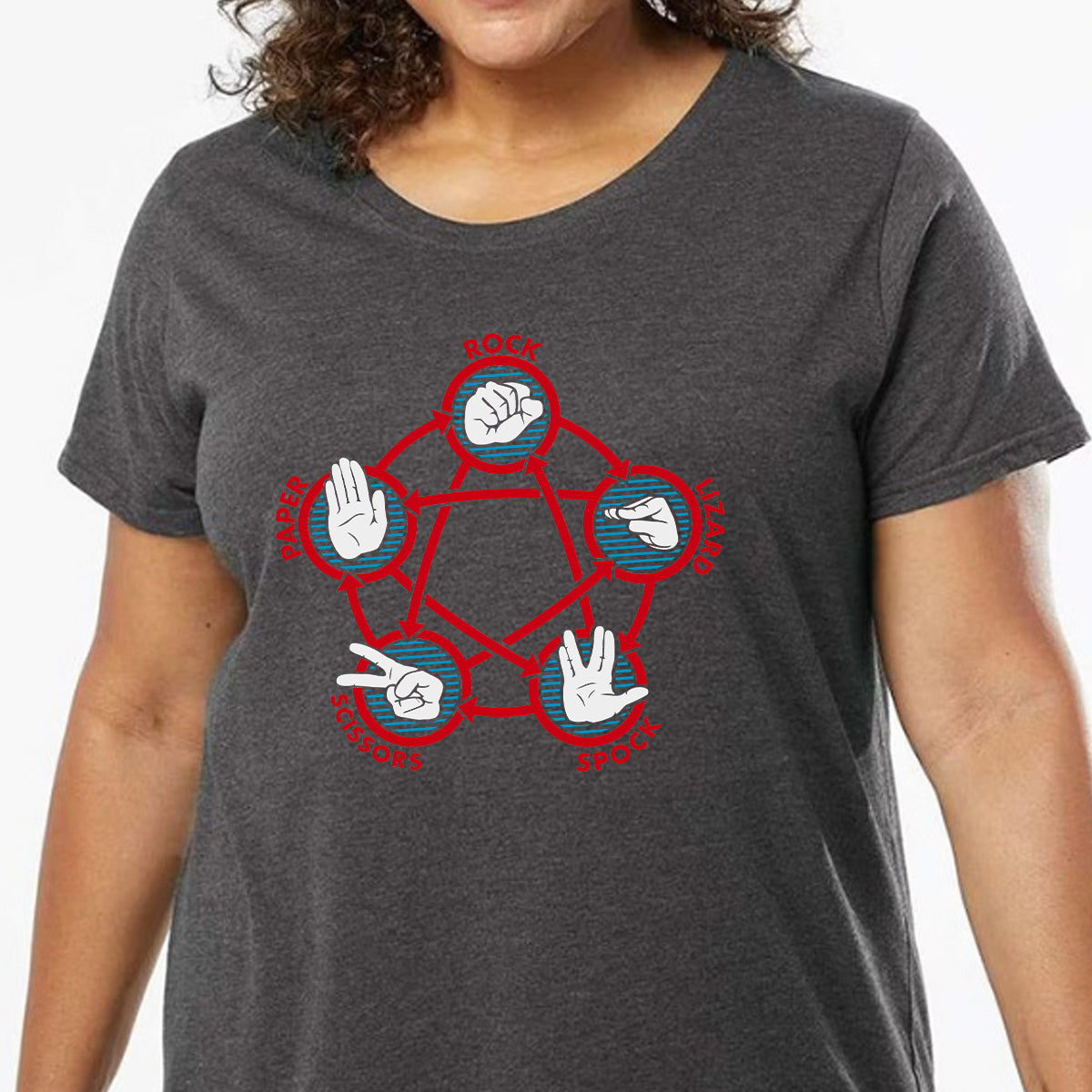 Ladies Curvy Jersey - QEQLLYTF - model - 0