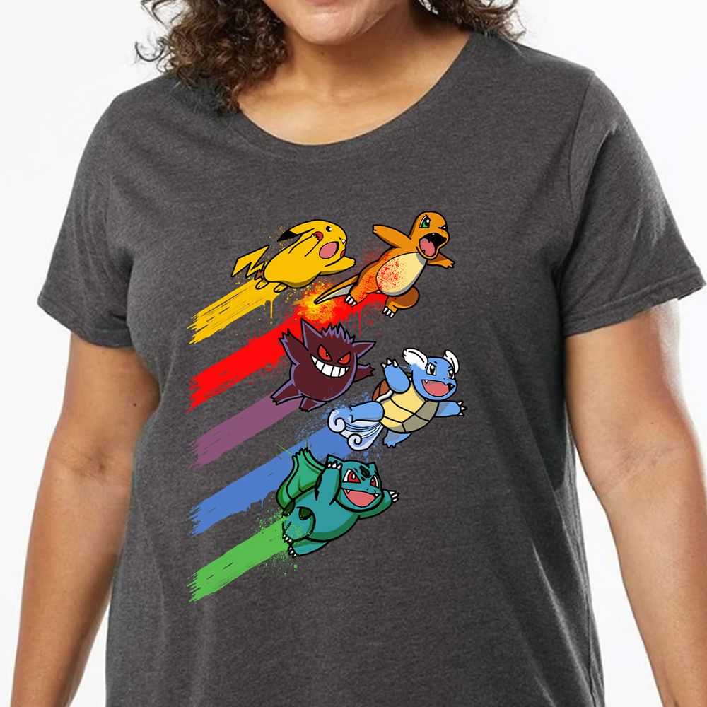 Ladies Curvy Jersey - 1E7LVCLP - model - 0