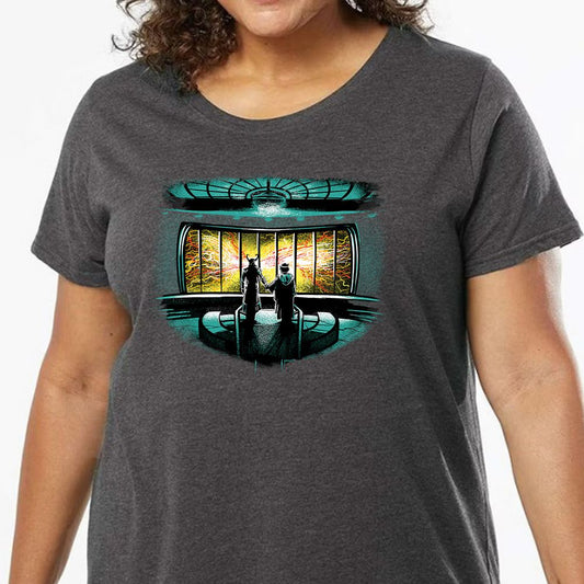 Ladies Curvy Jersey - 65WM93E8 - model - 0