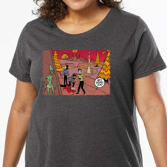 Ladies Curvy Jersey - 6E58LEFY - model - 0