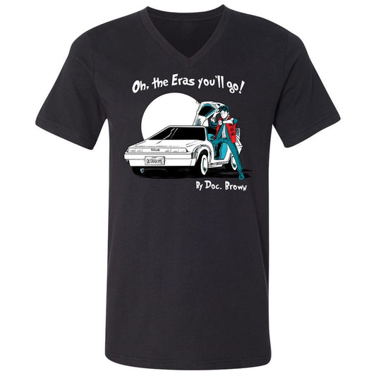 Unisex V-Neck T-Shirt - HL316JCV - Black - 1