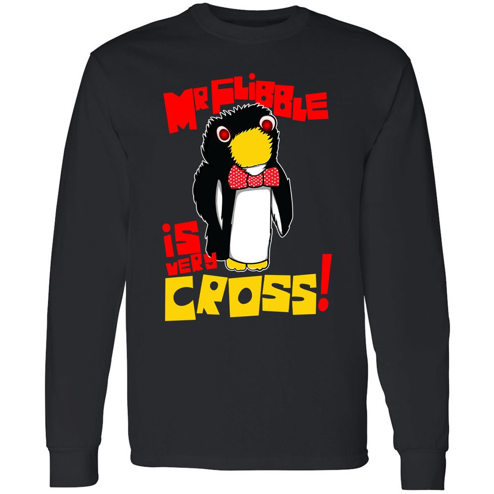 Mr Flibble is very Cross - Black - 1
