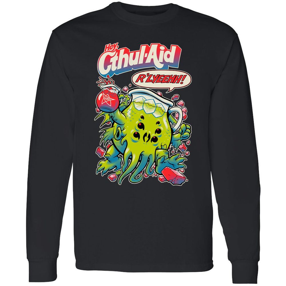 Long Sleeve T-Shirt - U75DYL9L - Black - 1