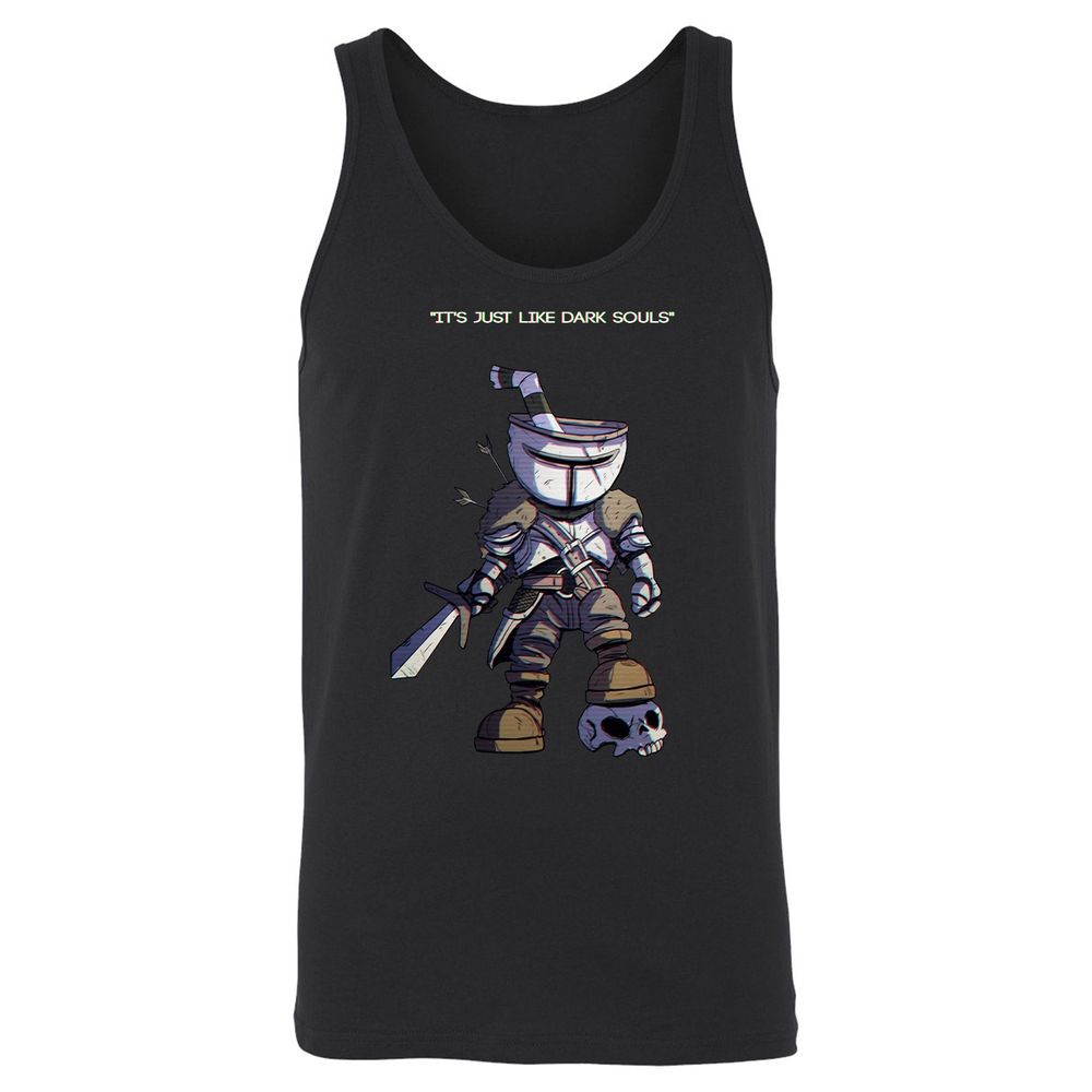 Unisex Jersey Tank - 4DRAGRXK - Black - 1