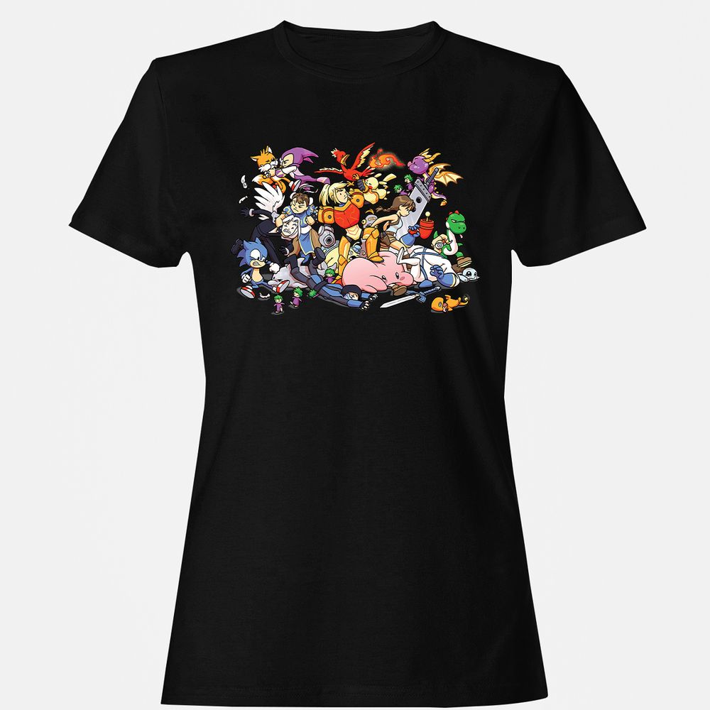 Women's T-Shirt - 197MLCMZ - Black - 1