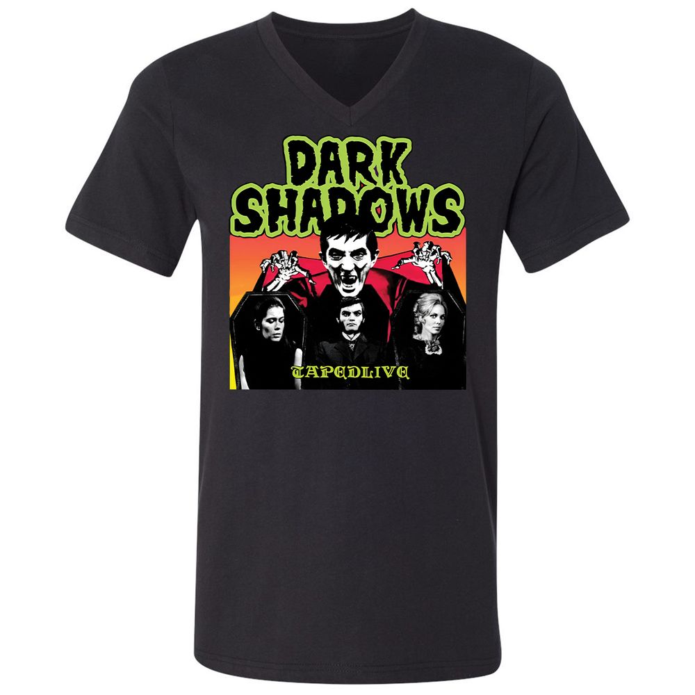 Unisex V-Neck T-Shirt - FFMGYTK7 - Black - 1