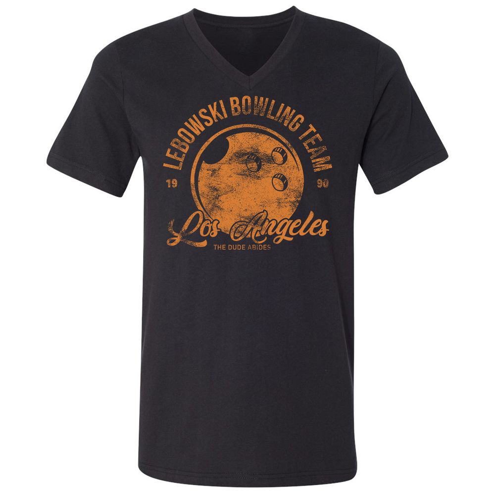 Unisex V-Neck T-Shirt - XC3E8VCH - Black - 1