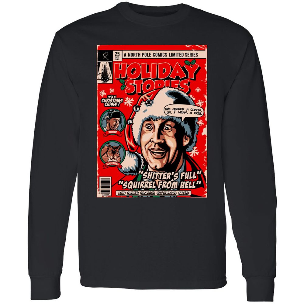 Long Sleeve T-Shirt - 8SQXNYMY - Black - 1