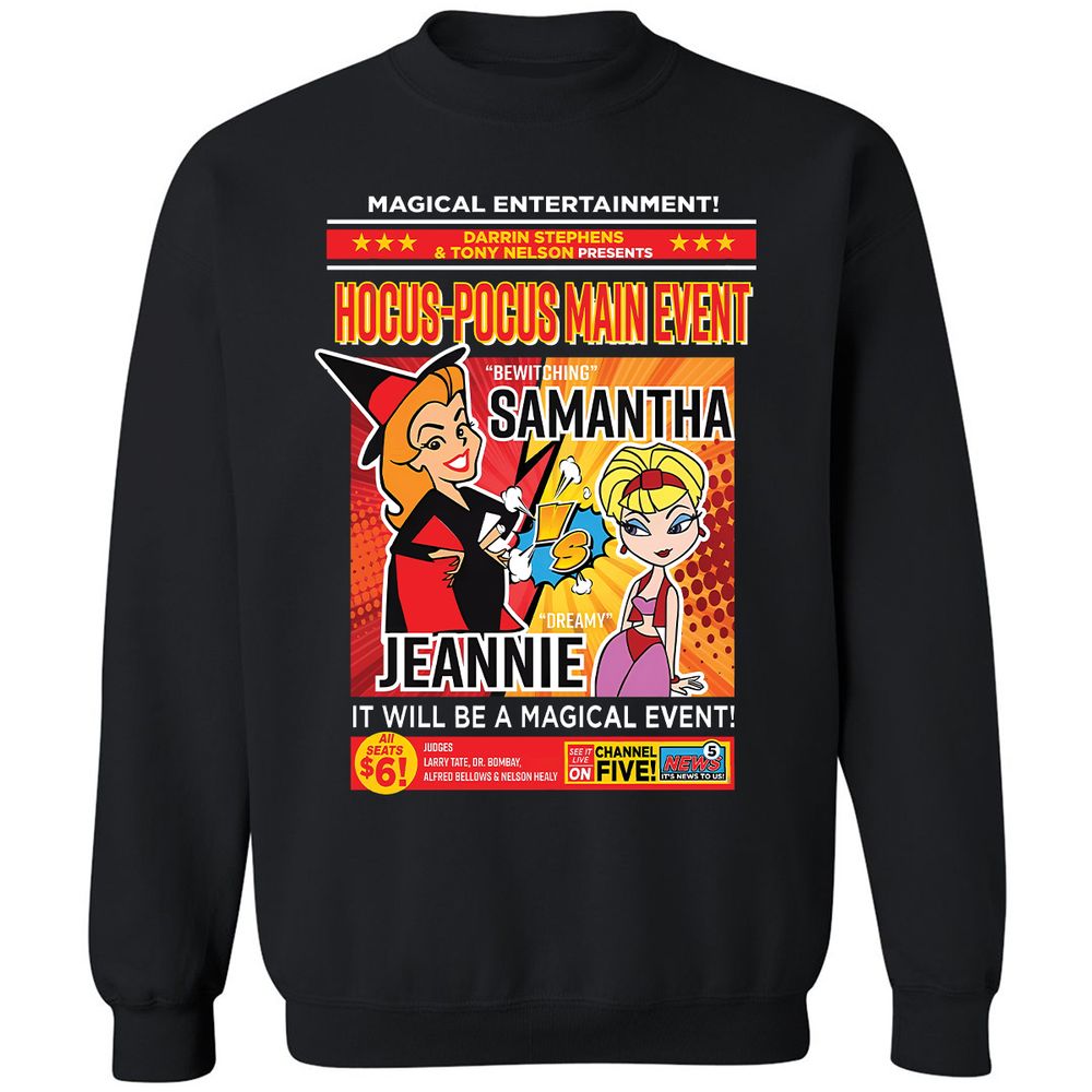 Classic Unisex Sweatshirt - T7CT391V - Black - 1