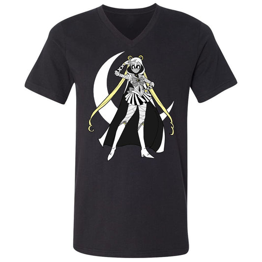 Unisex V-Neck T-Shirt - WGFXUQEW - Black - 1