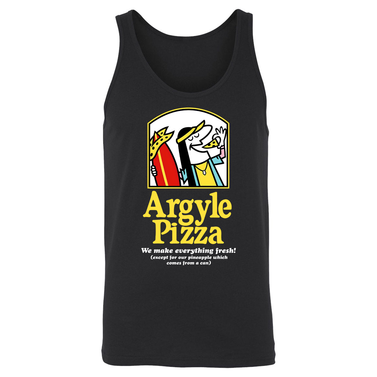 Unisex Jersey Tank - 7G4K4M6L - Black - 1
