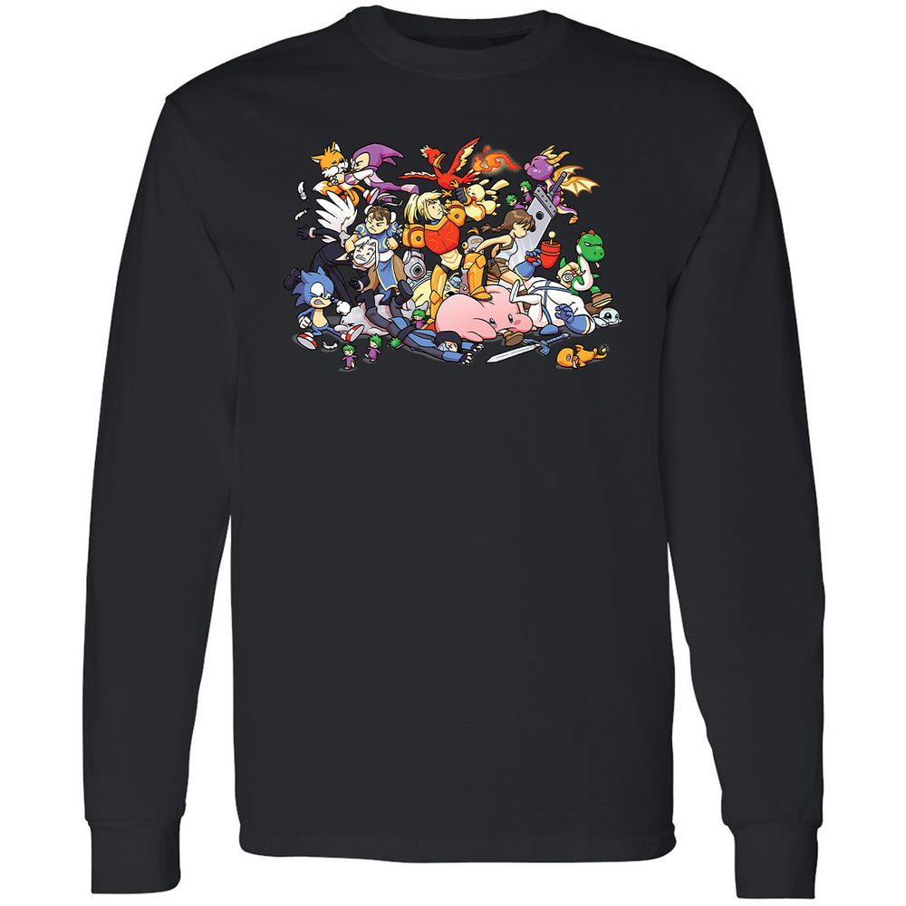 Long Sleeve T-Shirt - 3LBWRNG9 - Black - 1