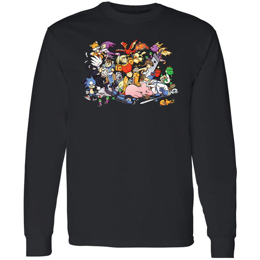 Long Sleeve T-Shirt - 3LBWRNG9 - Black - 1